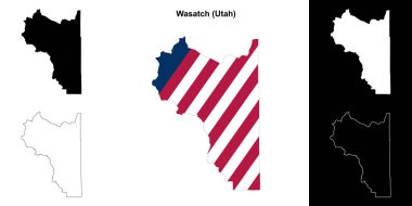 Wasatch County (Utah) ana hat haritası seti