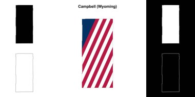 Campbell County (Wyoming) ana hat haritası seti