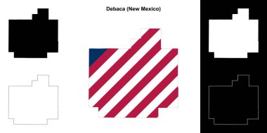 Debaca County (New Mexico) ana hat haritası seti
