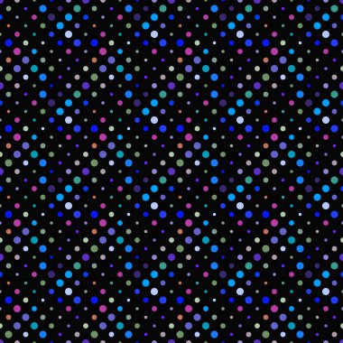 Geometrik çok renkli nokta desenli arkaplan - renkli soyut vektör tasarımı