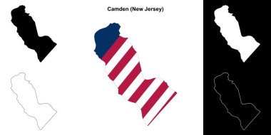 Camden County (New Jersey) ana hat haritası seti