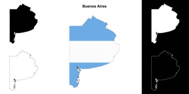 Buenos Aires eyalet ana hat haritası ayarlandı