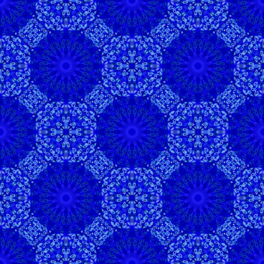 Soyut bahçe mandala süs deseni tasarımı - geometrik bohem vektör arkaplanı