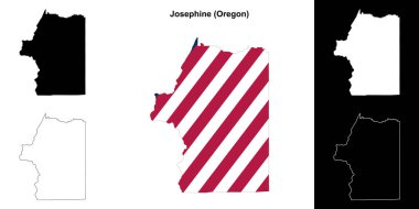 Josephine County (Oregon) ana hat haritası seti