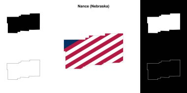 Nance County (Nebraska) ana hat haritası belirlendi