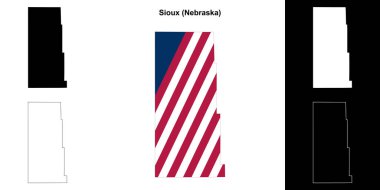 Sioux County (Nebraska) ana hat haritası belirlendi