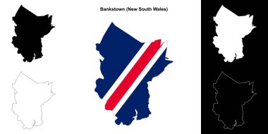 Bankstown (Yeni Güney Galler) ana hat haritası seti