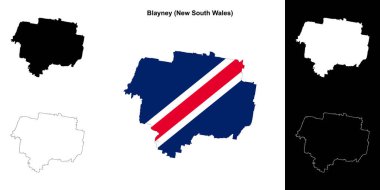 Blayney (Yeni Güney Galler) ana hat haritası seti