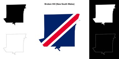 Kırık Tepe (Yeni Güney Galler) ana hat haritası seti