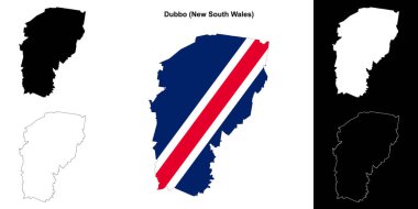Dubbo (Yeni Güney Galler) ana hat haritası seti