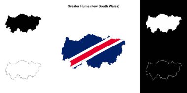 Büyük Hume (Yeni Güney Galler) ana hat haritası seti