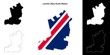 Lachlan (Yeni Güney Galler) ana hat haritası seti