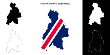 Karlı Nehir (Yeni Güney Galler) ana hat haritası seti