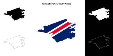 Willoughby (Yeni Güney Galler) ana hat haritası seti