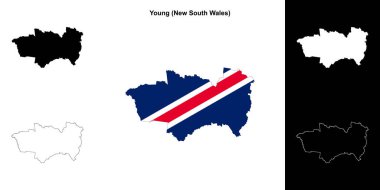 Genç (Yeni Güney Galler) ana hat haritası seti