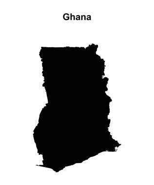 Gana boş dış hat haritası tasarımı