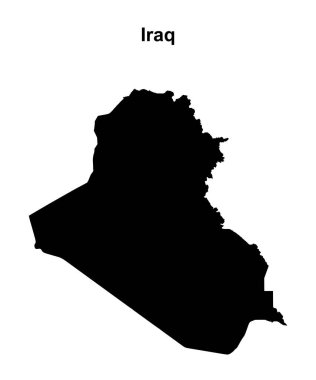 Irak boş harita tasarımı