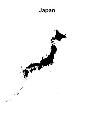 Japonya boş ana hat haritası tasarımı
