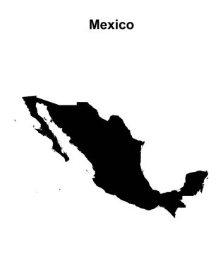 Meksika boş harita tasarımı