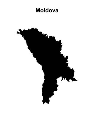 Moldova boş harita tasarımı