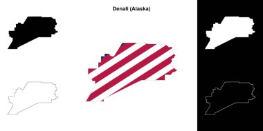 Denali Borough (Alaska) ana hat haritası seti