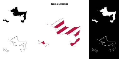 Nome Borough (Alaska) ana hat haritası seti