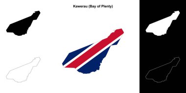 Kawerau boş ana hat haritası seti