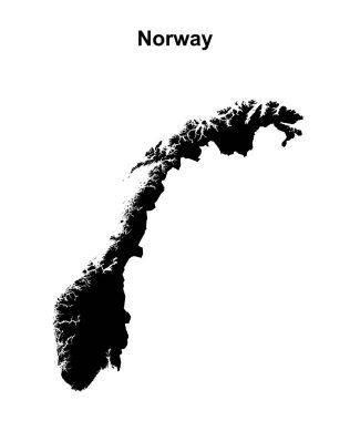 Norveç boş ana hat haritası tasarımı