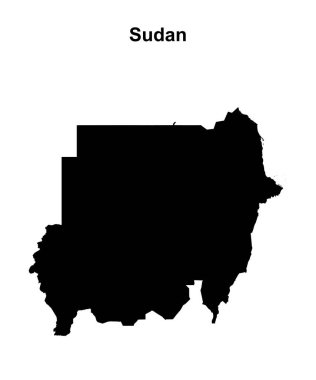 Sudan boş ana hat haritası tasarımı