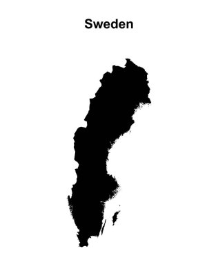İsveç boş harita tasarımı