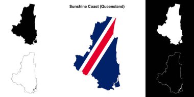 Sunshine Coast (Queensland) ana hat haritası seti