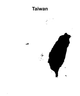 Tayvan boş ana hat haritası tasarımı
