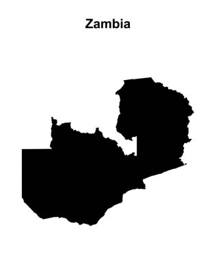 Zambiya boş ana hat haritası tasarımı