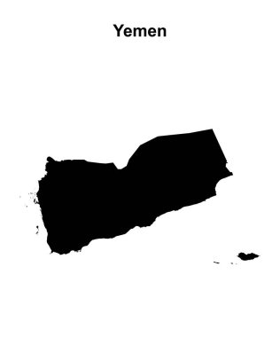 Yemen boş ana hat haritası tasarımı