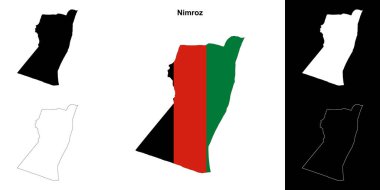 Nimroz eyalet ana hat haritası ayarlandı