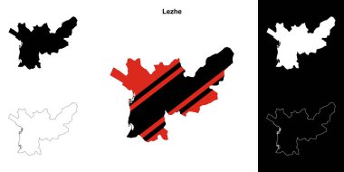 Lezhe ilçesinin ana hat haritası ayarlandı