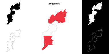 Burgenland eyalet ana hat haritası ayarlandı