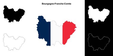 Bourgogne-Franche-Comte bölgesi ana hat haritası ayarlandı