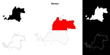Banten il ana hat haritası belirlendi