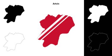 Artvin eyalet ana hat haritası ayarlandı