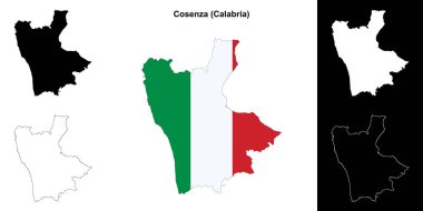 Cosenza il ana hat haritası ayarlandı