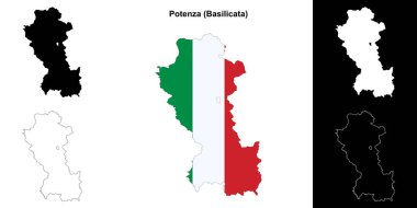 Potenza eyalet ana hat haritası ayarlandı