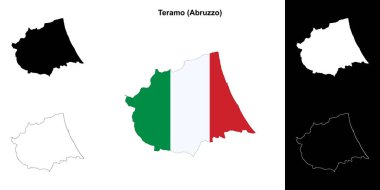 Teramo eyalet ana hat haritası ayarlandı