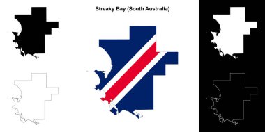 Streaky Bay (Güney Avustralya) ana hat haritası seti