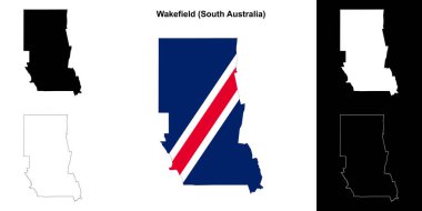 Wakefield (Güney Avustralya) ana hat haritası seti