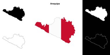 Arequipa bölgesi ana hat haritası ayarlandı