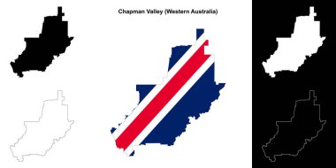 Chapman Vadisi (Batı Avustralya) ana hat haritası seti