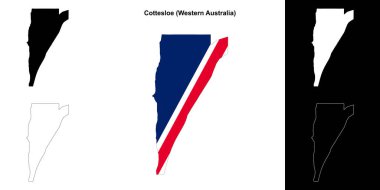 Cottesloe (Batı Avustralya) ana hat haritası seti