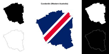 Cunderdin (Batı Avustralya) ana hat haritası seti