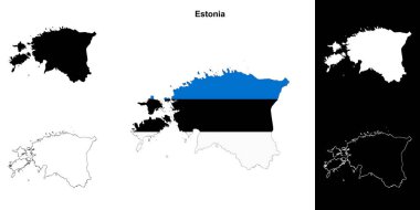 Estonya boş dış hat haritası ayarlandı